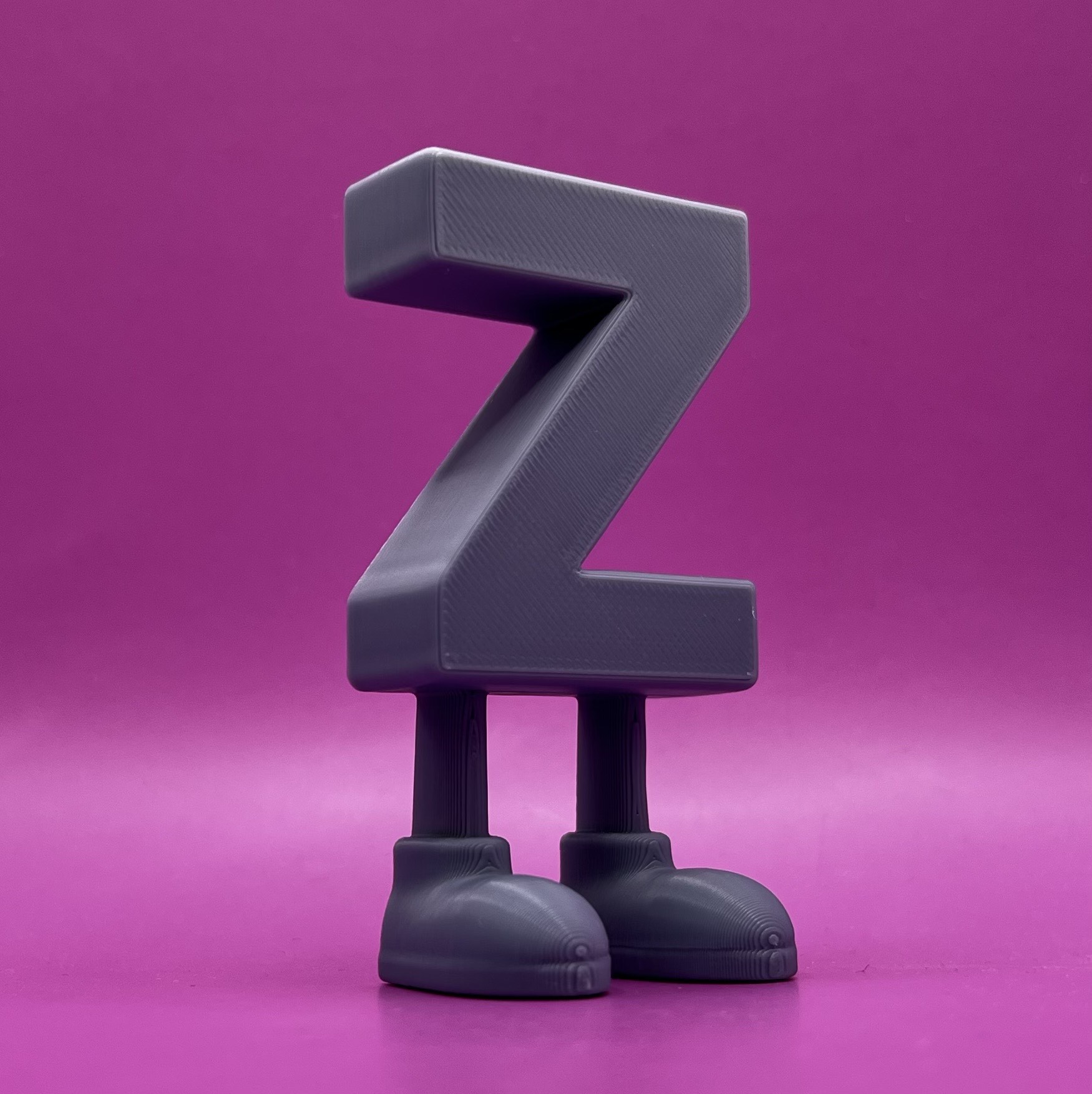 Letter Z with legs